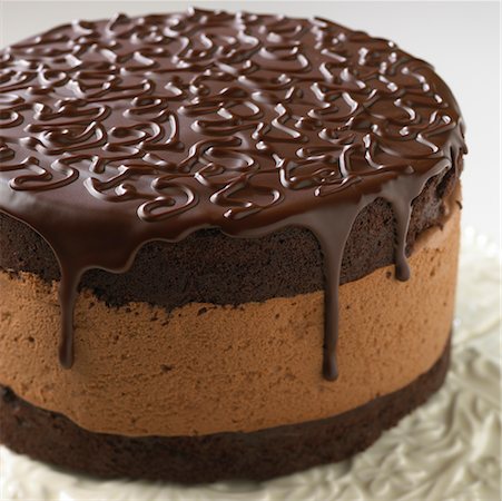 simsearch:700-00477709,k - Chocolate Mousse Cake Stock Photo - Rights-Managed, Code: 700-00477711
