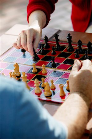 simsearch:700-00075674,k - Two People Playing Chess Stock Photo - Rights-Managed, Code: 700-00477891