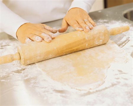 simsearch:649-06845217,k - Woman Rolling Dough Stock Photo - Rights-Managed, Code: 700-00478205