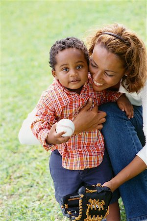Mother and Son Outdoors Stock Photo - Rights-Managed, Code: 700-00478579