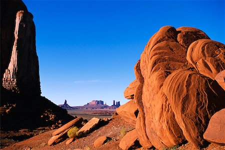 swirling rock formation - Monument Valley, Arizona, USA Stock Photo - Rights-Managed, Code: 700-00481993