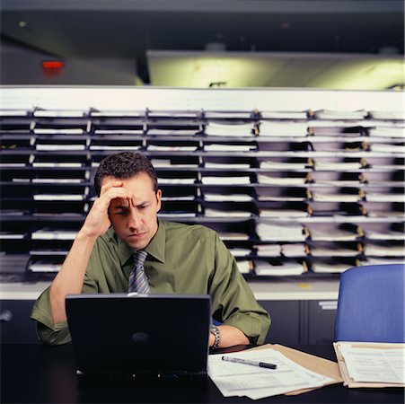 simsearch:700-00523344,k - Businessman Looking Worried Stock Photo - Rights-Managed, Code: 700-00514714