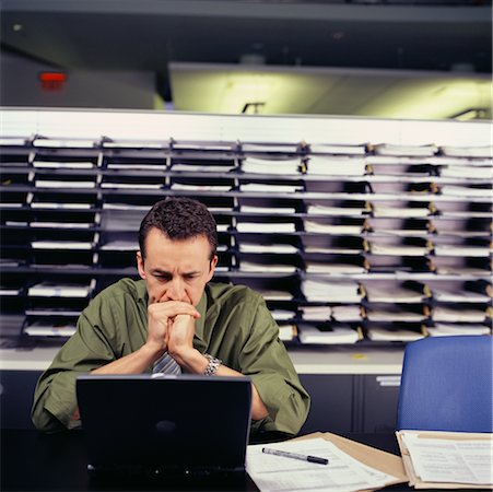 simsearch:700-00523344,k - Businessman Looking Worried Stock Photo - Rights-Managed, Code: 700-00514713