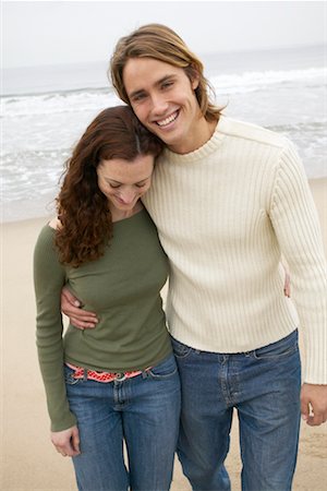 simsearch:700-00515032,k - Couple On the Beach Stock Photo - Rights-Managed, Code: 700-00515075