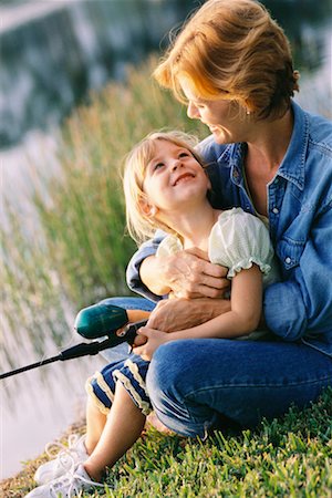simsearch:700-00557270,k - Mother and Daughter Fishing Stock Photo - Rights-Managed, Code: 700-00515136