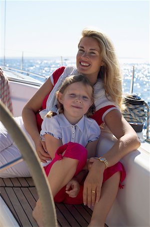 simsearch:700-01173801,k - Mother and Daughter on Boat Stock Photo - Rights-Managed, Code: 700-00515529