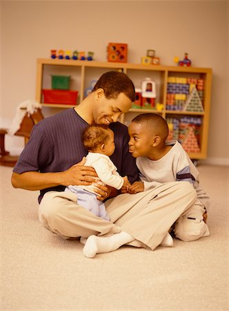 simsearch:700-00517728,k - Family Playing on Floor Stock Photo - Rights-Managed, Code: 700-00517722