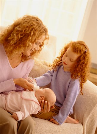 Mother with Baby and Daughter Stock Photo - Rights-Managed, Code: 700-00517736