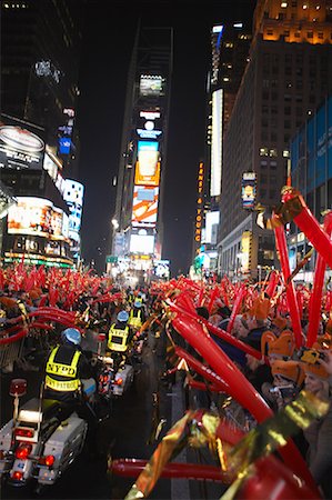 simsearch:700-00189342,k - Police Monitoring Crowd at New Year's in Times Square, New York, New York, USA Stock Photo - Rights-Managed, Code: 700-00518562
