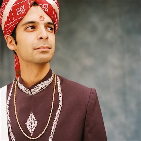 simsearch:700-00195618,k - Portrait of Hindu Groom Stock Photo - Rights-Managed, Code: 700-00524039