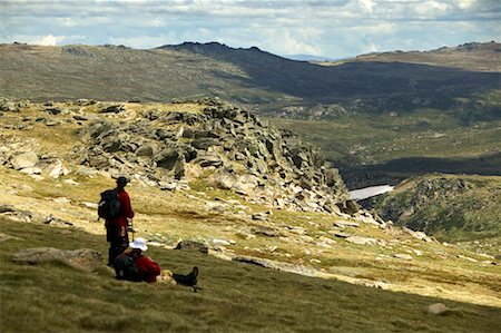 Hikers Resting, Kosciuszko National Park, New South Wales, Australia Stock Photo - Rights-Managed, Code: 700-00524764