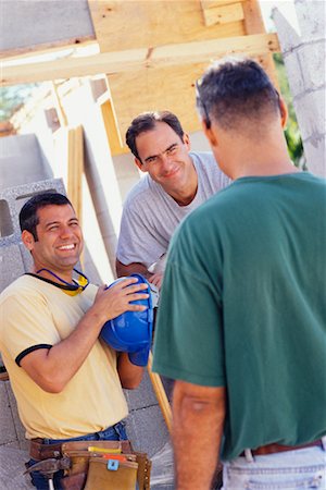 simsearch:700-00478545,k - Construction Workers Laughing Stock Photo - Rights-Managed, Code: 700-00524886