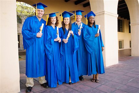 simsearch:6113-07791483,k - Group Portrait of Graduates Stock Photo - Rights-Managed, Code: 700-00526370