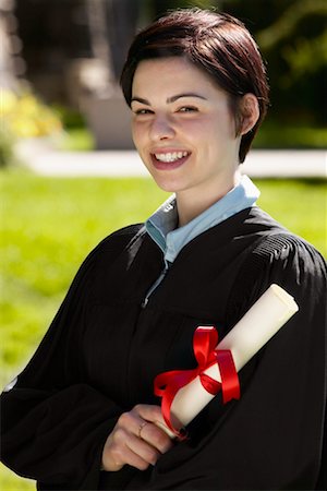 simsearch:700-03294872,k - Graduating Student with Diploma Stock Photo - Rights-Managed, Code: 700-00526400