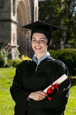 simsearch:700-03294872,k - Graduating Student with Diploma Stock Photo - Rights-Managed, Code: 700-00526401
