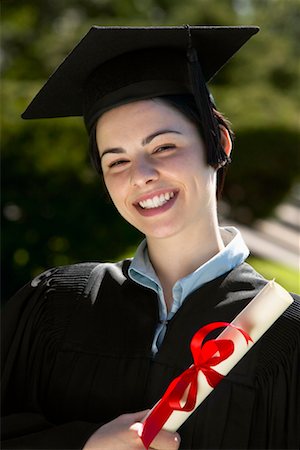 simsearch:700-03294872,k - Graduating Student with Diploma Stock Photo - Rights-Managed, Code: 700-00526402