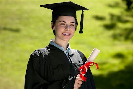 simsearch:700-03294872,k - Graduating Student with Diploma Stock Photo - Rights-Managed, Code: 700-00526403