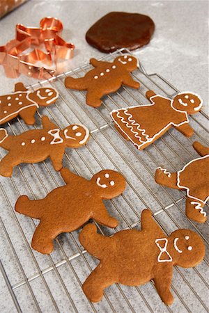 simsearch:600-01838228,k - Gingerbread Cookies Stock Photo - Rights-Managed, Code: 700-00526853
