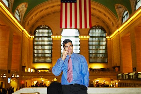 simsearch:700-00695760,k - Man Using Cellular Phone in Grand Central Station, New York, USA Stock Photo - Rights-Managed, Code: 700-00527039