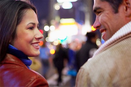 simsearch:700-00695782,k - Couple in Times Square, New York City, New York, USA Stock Photo - Rights-Managed, Code: 700-00527048