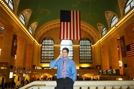 simsearch:700-00695782,k - Man Using Cellular Phone in Grand Central Station, New York, USA Stock Photo - Rights-Managed, Code: 700-00527040