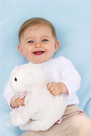 simsearch:700-00554038,k - Portrait of Baby with Stuffed Animal Stock Photo - Rights-Managed, Code: 700-00527130