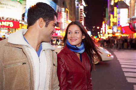 simsearch:700-00695787,k - Couple in Times Square, New York City, New York, USA Stock Photo - Rights-Managed, Code: 700-00527468