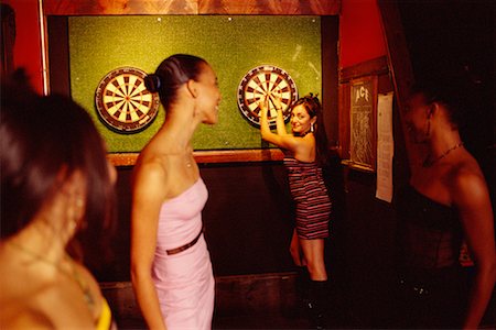 Women Playing Darts Stock Photo - Rights-Managed, Code: 700-00527836