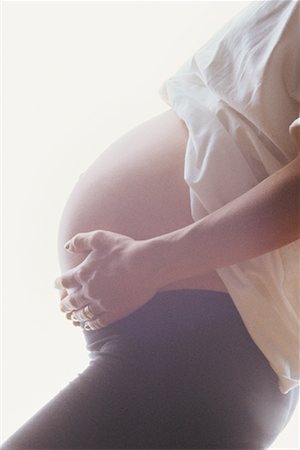 simsearch:700-00424715,k - Pregnant Woman Holding Stomach Stock Photo - Rights-Managed, Code: 700-00528067