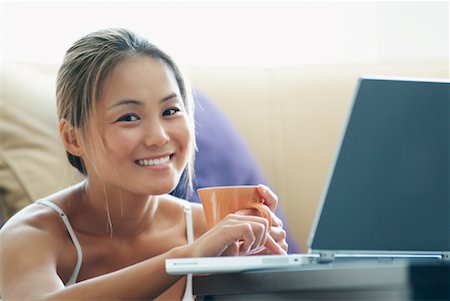 simsearch:700-00609249,k - Woman Using Laptop Computer Stock Photo - Rights-Managed, Code: 700-00529107