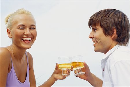 simsearch:700-00529622,k - Couple Drinking Wine Stock Photo - Rights-Managed, Code: 700-00529628