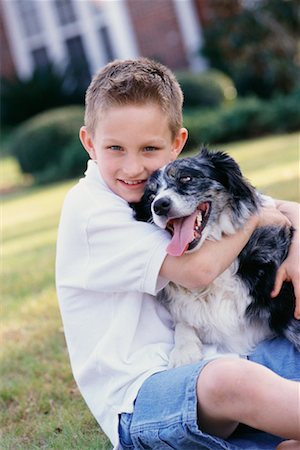 simsearch:700-00071488,k - Boy with Dog Stock Photo - Rights-Managed, Code: 700-00529746