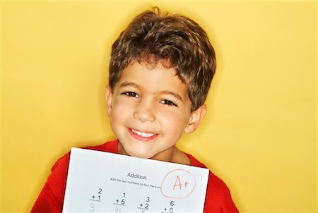 simsearch:700-01954519,k - Portrait of Boy with Schoolwork Stock Photo - Rights-Managed, Code: 700-00520527