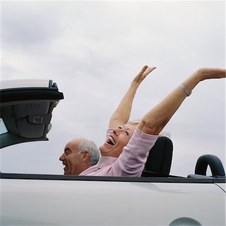 simsearch:700-00194002,k - Couple in Convertible Stock Photo - Rights-Managed, Code: 700-00522423