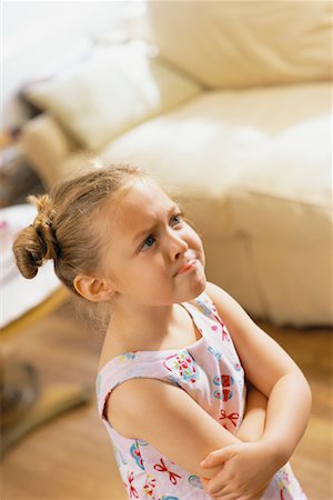 Girl Scowling Stock Photo - Rights-Managed, Code: 700-00522544