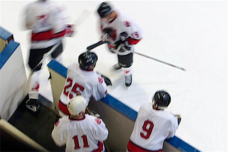 simsearch:700-00522757,k - Match de hockey Photographie de stock - Rights-Managed, Code: 700-00522746