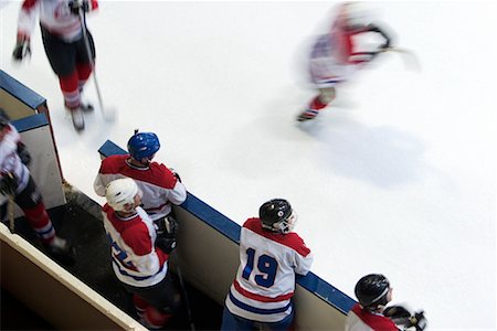 simsearch:700-00522757,k - Match de hockey Photographie de stock - Rights-Managed, Code: 700-00522753