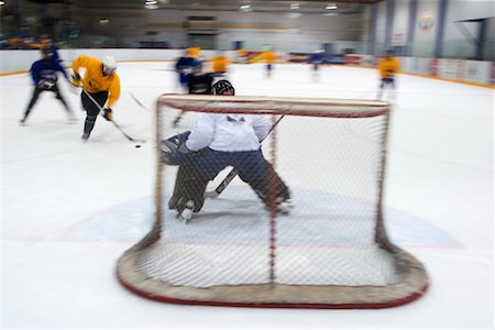 Hockey Game Stock Photo - Rights-Managed, Code: 700-00522766