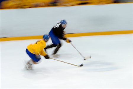 simsearch:700-00522757,k - Match de hockey Photographie de stock - Rights-Managed, Code: 700-00522760