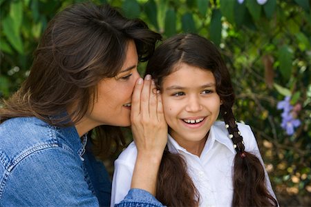 pictures of a little girl whispering - Mother and Daughter Stock Photo - Rights-Managed, Code: 700-00523277