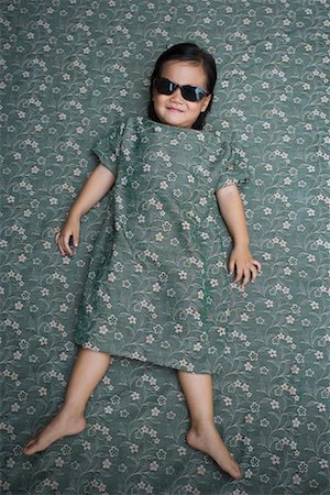 Girl Blending Into Background Stock Photo - Rights-Managed, Code: 700-00523294