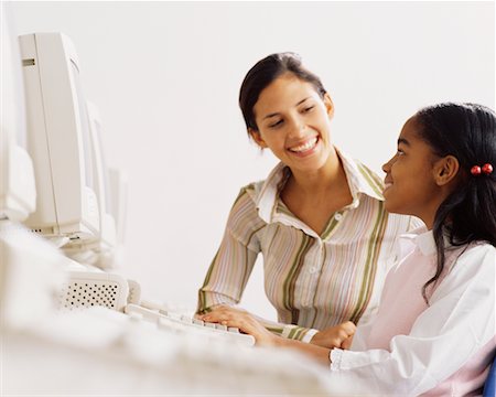 Teacher and Student in Classroom Stock Photo - Rights-Managed, Code: 700-00523440