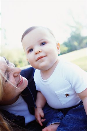 simsearch:700-00080994,k - Mother and Son Outdoors Stock Photo - Rights-Managed, Code: 700-00523546