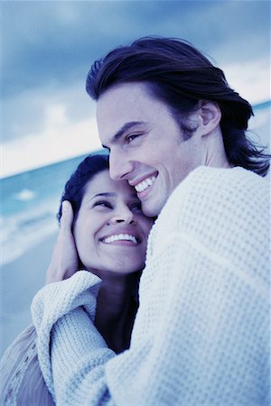 simsearch:700-00523685,k - Couple at Beach Stock Photo - Rights-Managed, Code: 700-00523688