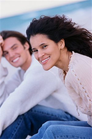 simsearch:700-00523685,k - Couple at Beach Stock Photo - Rights-Managed, Code: 700-00523693
