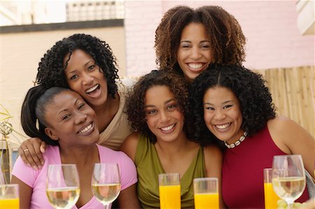 shower with sibling - Portrait of Friends at Restaurant Stock Photo - Rights-Managed, Code: 700-00530000