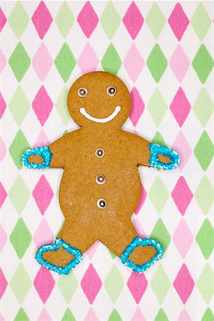 simsearch:600-01838228,k - Gingerbread Man Stock Photo - Rights-Managed, Code: 700-00546517