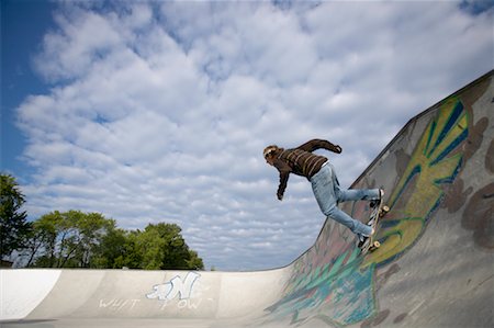 Man Skateboarding Stock Photo - Rights-Managed, Code: 700-00546632
