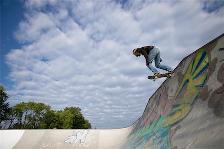 Man Skateboarding Stock Photo - Rights-Managed, Code: 700-00546633