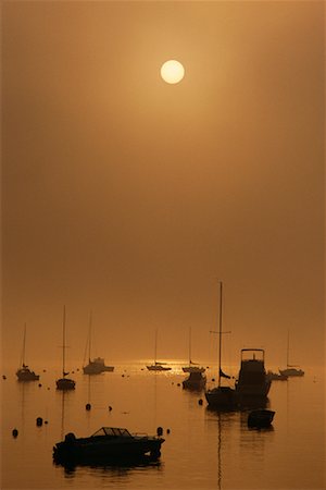 simsearch:700-00078908,k - Silhouettes of Boats, Maine, USA Stock Photo - Rights-Managed, Code: 700-00546931